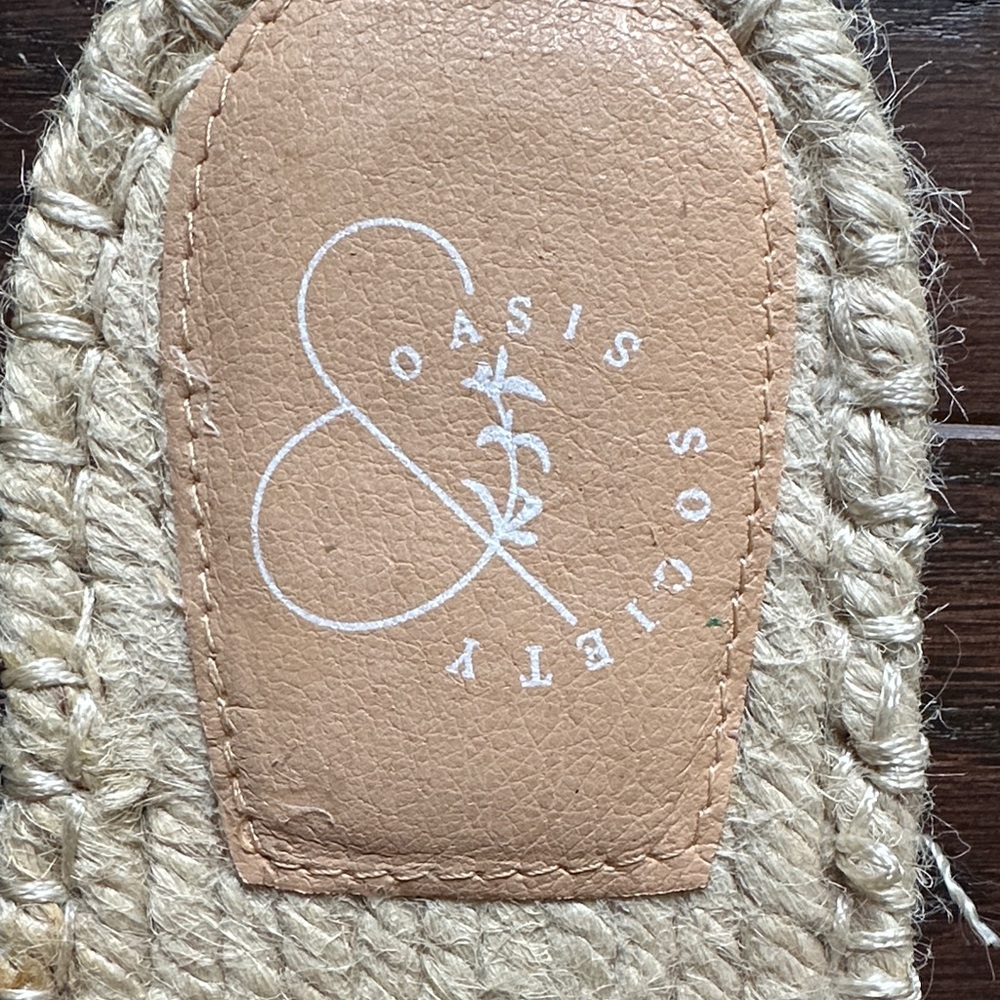 Women's Cream Espadrille Slides - Picture 2 of 7